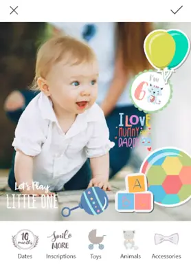 Baby Photo Editor android App screenshot 0