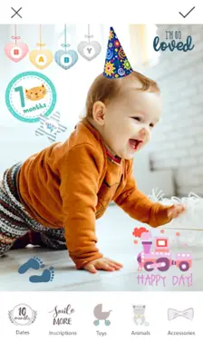 Baby Photo Editor android App screenshot 6